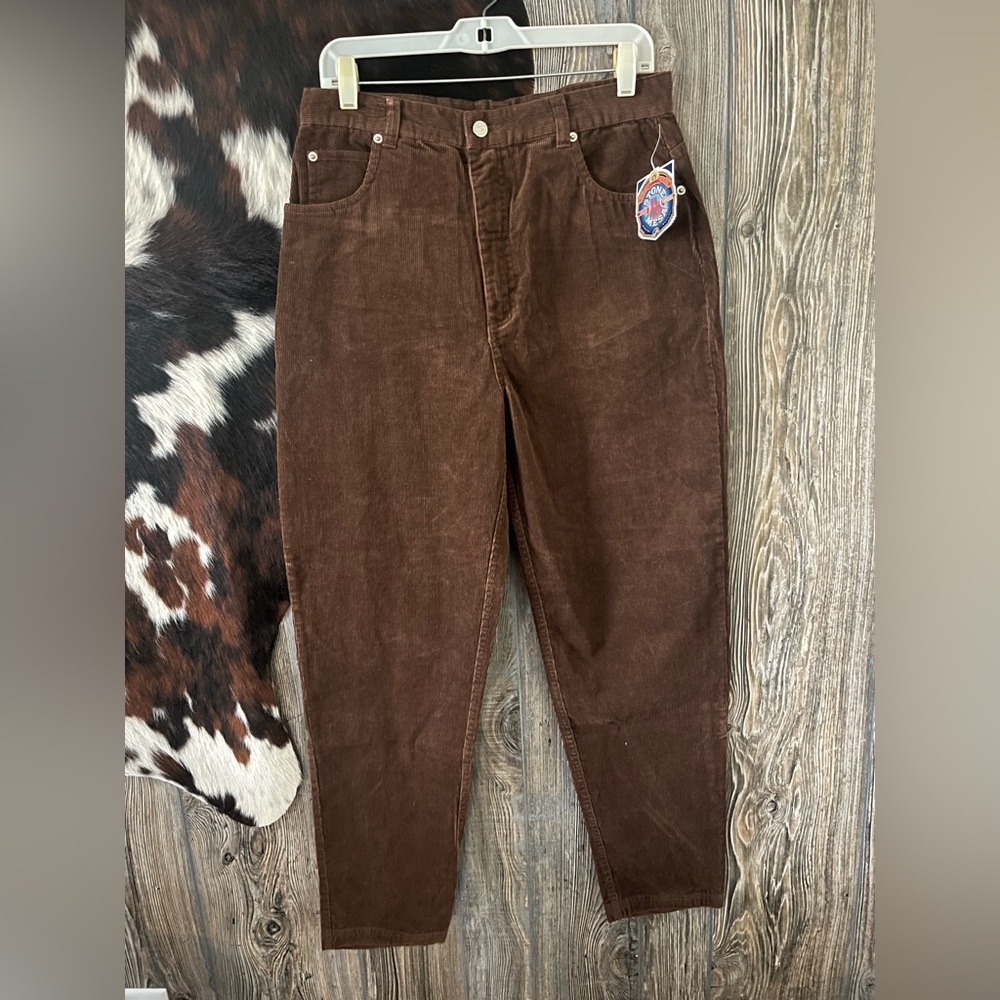 Stone Mesa jean company deadstock NWT brown corduroy straight leg size 15/16